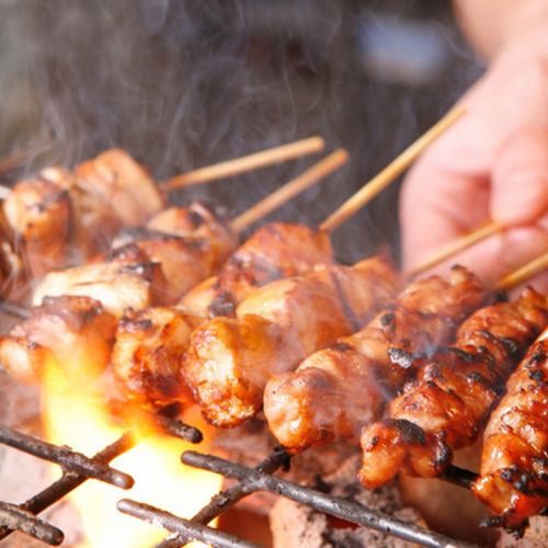名古屋コーチン串焼き盛り合わせ