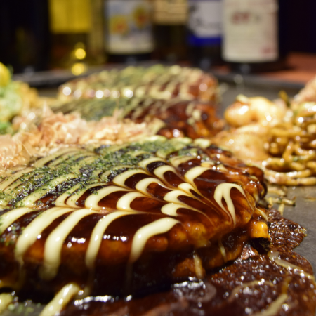 What should I eat? That's right! Let's eat okonomiyaki.If you think so, go to Chabana Horikawa store★