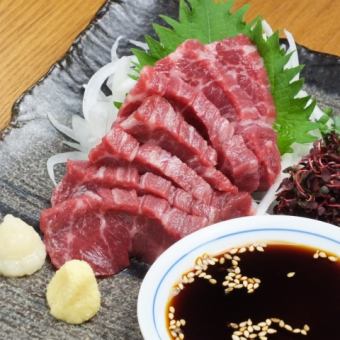[SaCURA Enjoyment Course] All 9 dishes of horse sashimi and white liver steak + 2 hours of all-you-can-drink