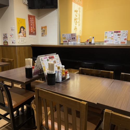 You can enjoy freshly prepared dishes as soon as they're ready.
