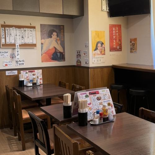 This is perfect for those who want to enjoy drinking alcohol in a lively atmosphere while watching sports or TV programs.