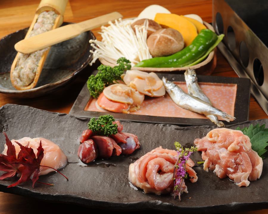 A stone-grilled specialty store that grills carefully selected ingredients such as chicken from Kyushu, special black pork, and finest beef with natural stones!