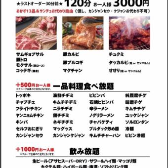 肉の物語 120分お肉食べ放題3300円