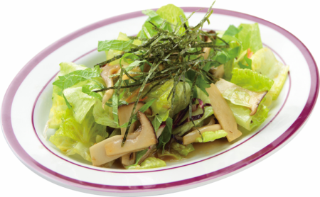 Japanese-style grated mushroom salad (Japanese-style dressing)