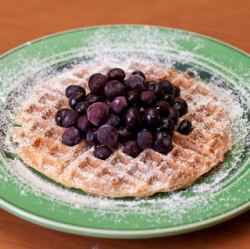 ブルーベリーワッフル