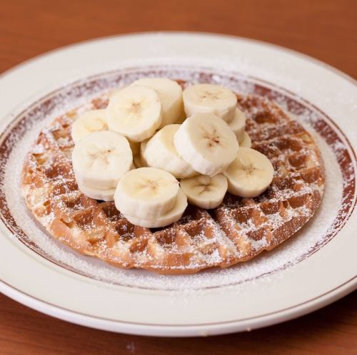 バナナワッフル