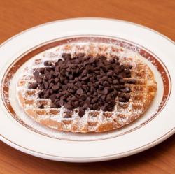 チョコレートチップワッフル