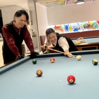 《15:00~翌5:00》【ダーツ・ビリヤードなどが最大14時間遊び放題!】遊び放題パック 1,800円