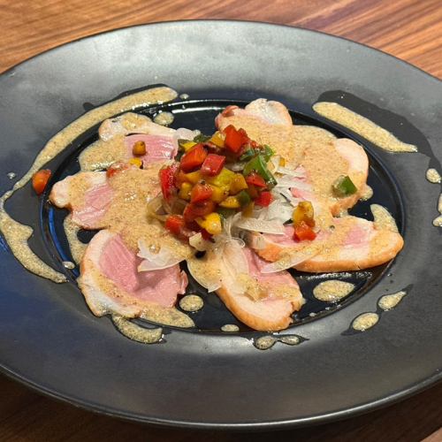 鴨ロースカルパッチョ