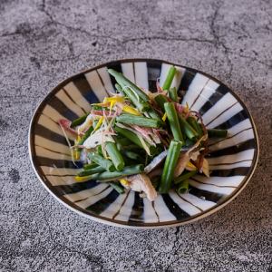 〆鯖の薬味和え