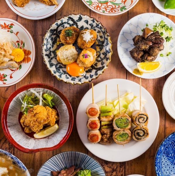 食べ飲み放題は注文率98％の餃子も食べ放題！人気メニューも合わせてほぼ全品食べ飲み放題はかなりお得！