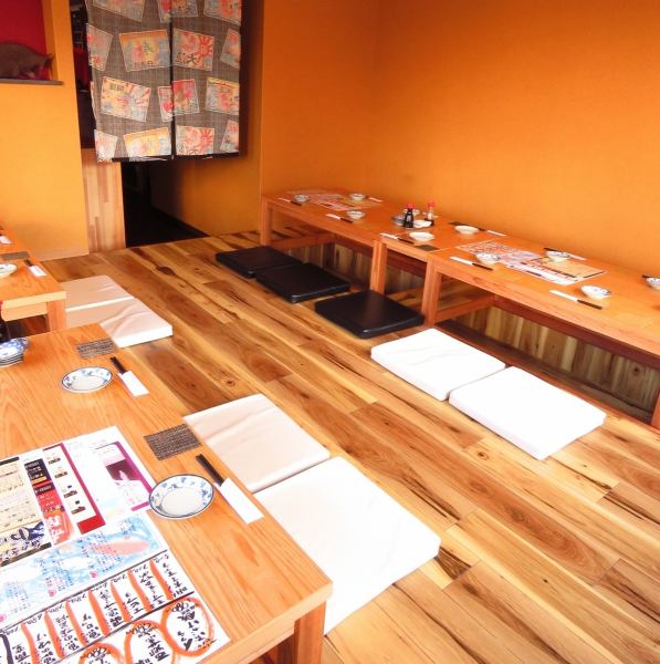 [Independent digging kotatsu private room! 14 ~ 20 people] This is a digging kotatsu private room where you can relax and relax company banquets and reunions in a lively shop full of warmth of wood.It will be a separate room so you can enjoy the banquet without worrying about the surrounding sounds! We have a lot of seafood including fresh fish, how much and oysters.Please make a reservation from the course column ♪