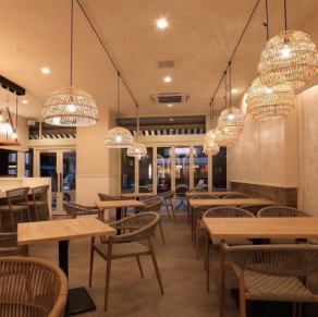 おしゃれな店内で♪