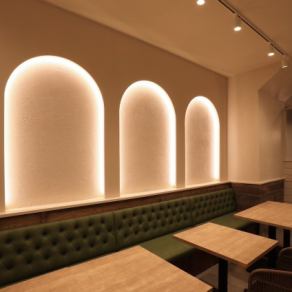 おしゃれな店内で♪