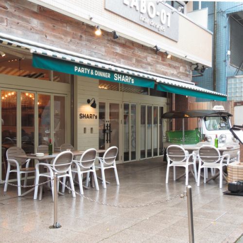 おしゃれなテラス席完備♪