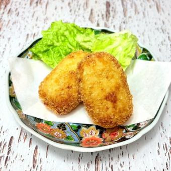手作りかにクリームコロッケ