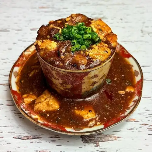 【こぼれ麻婆豆腐♪】