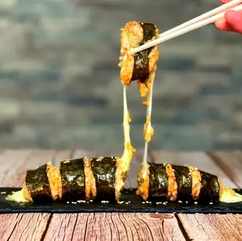 のび～るチーズキンパ