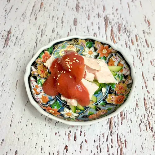 ささみ梅肉和え