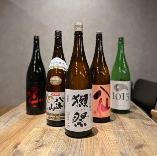 요리에 맞는 술도 종류 풍부하게 준비!