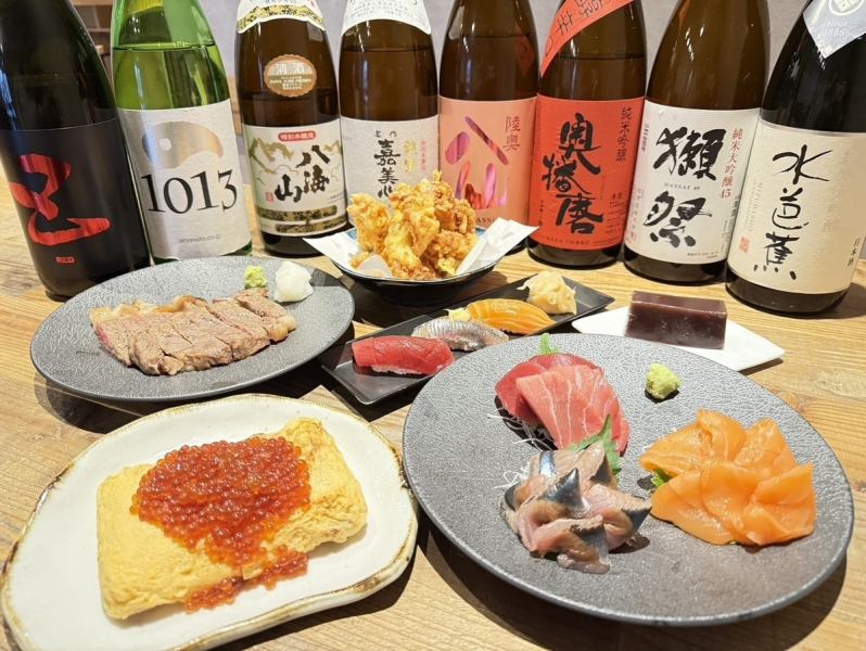 【こだわりのフードメニュー】多種多様なジャンルの料理を取揃えております。コースも4500円・6000円・3000円二次会コースをご用意しているため、様々なシーンでご利用いただけます。おひとり様のご利用も大歓迎です♪