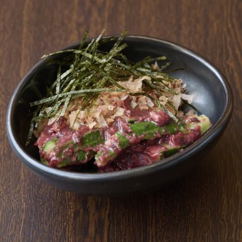 きゅうりの梅肉和え