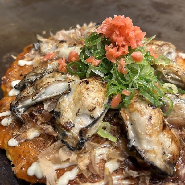 [Okayama specialty] Okonomiyaki normal 1,628 yen (tax included) / Kakishimashi 1,958 yen (tax included)♪