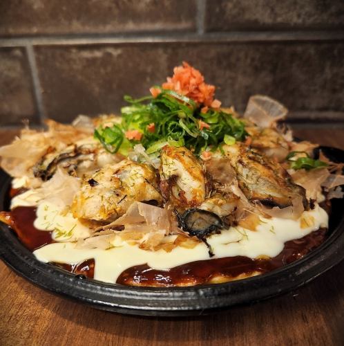 [Okayama specialty] Kakioko okonomiyaki: normal 1,628 yen (tax included) / Kakimashishi 1,958 yen (tax included)♪