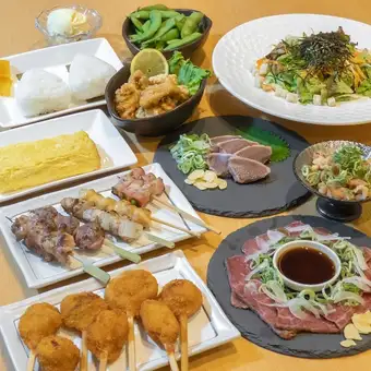 和牛たたき・鰹たたきを味わう贅沢プラン◎名物とWメインをフルで楽しむ特選コース!7000円(税込)