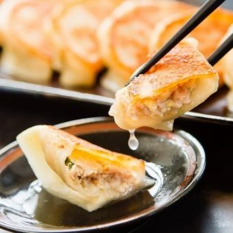 "Hakata Teppanyaki Gyoza All-You-Can-Eat Course" All-you-can-eat with unlimited refills♪ [2 hours all-you-can-eat/1000 yen]