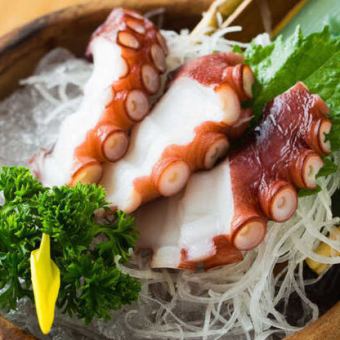 Sashimi of octopus
