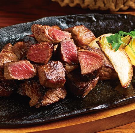 Japanese black beef dice steak