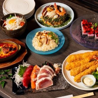 3~4月【クーポン利用で500円OFF】得々コース/鶏せせり・お好み焼等4000円⇒3500円へ