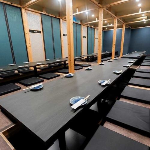 宴会個室多数あり！厳選した料理、日本酒を嗜むのに最適な落ち着いた雰囲気の個室を豊富にご用意してお待ちしております。