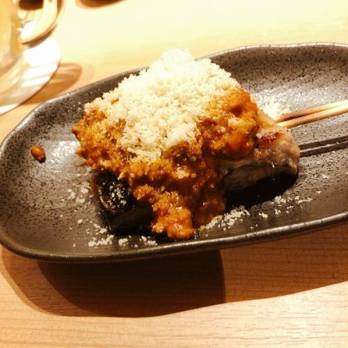 なすスパイスカレー巻き