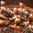 イイダコの七輪焼き