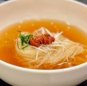 매실 시소 일본식 냉면