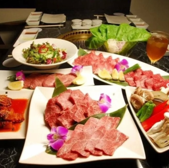 超特選銘柄和牛焼肉コース 