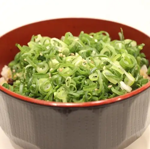ネギ盛りもも丼