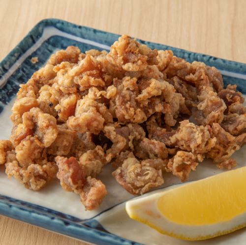 砂肝銀皮の唐揚げ
