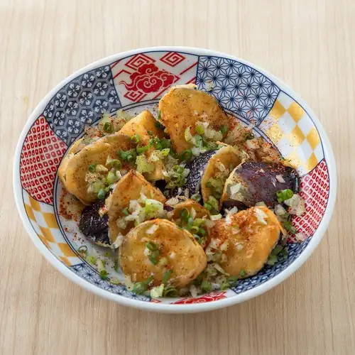 Deep-fried eggplant