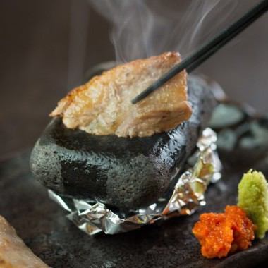 Kirishima black pork rose grilled