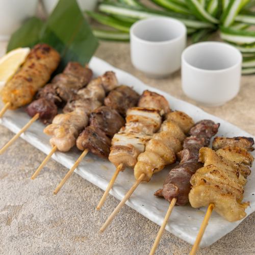 Assorted 8 skewers of yakitori