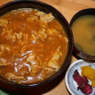 Soba restaurant curry bowl