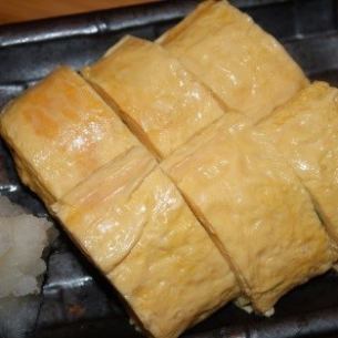 Handmade omelet roll