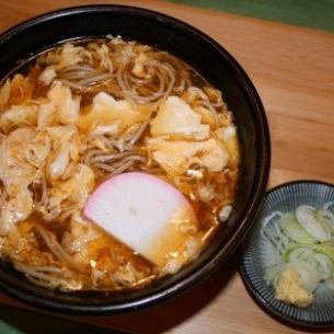 Egg and soba noodles