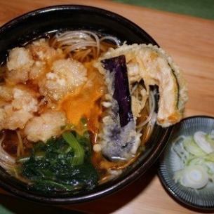 Small shrimp soba