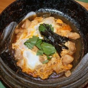 Japanese stew of chicken and egg