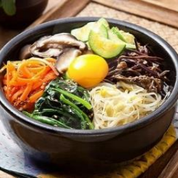 Stone cooked bibimbap