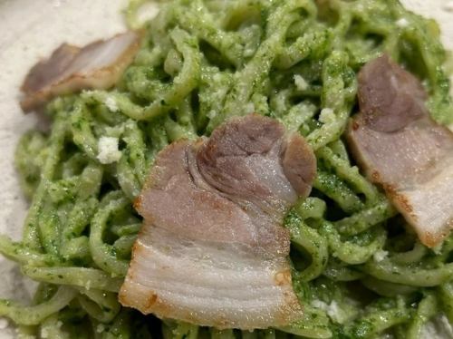 クセになる からし菜の沖縄麺まぜそば